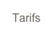 Tarifs